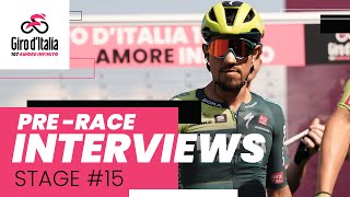 Giro dItalia 2024  Stage 15 prerace interview [upl. by Mellitz979]