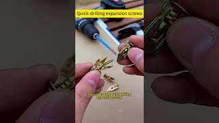 Quick drilling expansion screwslifetips goodtools greattools usefulthings diy easytools [upl. by Ines]