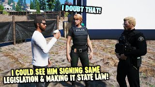 Nino Talks With Daisy amp Peter About Bringing Blaine County Into Same Jurisdiction  NoPixel RP [upl. by Reg]