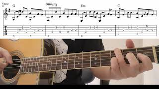 Someone Like You Adele  Easy Fingerstyle Guitar Playthrough Tutorial Lesson With Tabs [upl. by Hada]