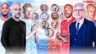 HEATED 😡 Who makes the ALL TIME Man City x Arsenal combined XI 👀  Saturday Social [upl. by Lear]