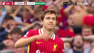 Federico Chiesa vs Bournemouth  Liverpool PL DEBUT 🇮🇹 [upl. by Dnamra140]