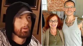 Eminem CALLS OUT Chester Benningtons Mom For DEMANDING Linkin Park Fire Emily Armstrong [upl. by Arzed700]