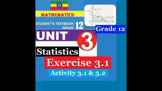 Mathematics Grade 12 Unit 3 Exercise 31 and Activity 31 amp 32 Introduction [upl. by Aisyram]