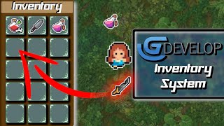 Create your own Inventory System  Full Inventory System Tutorial Using GDevelop 5 [upl. by Yrneh191]