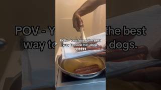 The best way to cook hot dogs 🌭 [upl. by Magdaia]