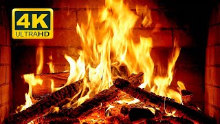 🔥 Cozy Fireplace 4K 12 HOURS Fireplace with Crackling Fire Sounds Crackling Fireplace 4K [upl. by Lucier]