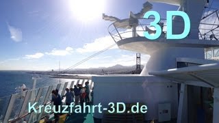 3DVideo AIDA Reisebericht Kanaren  Tag 7  Lanzarote Arrecife mit AIDA sol [upl. by Lukey]