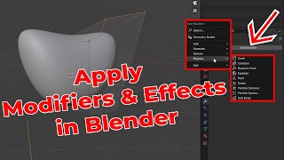 How to Add Modifiers amp Effects in Blender [upl. by Ydnat657]