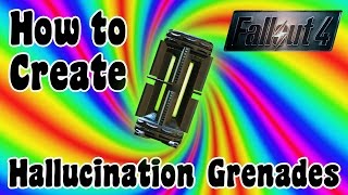 Craft Hallucination Grenades in Fallout 4  HalluciGen Gas Canisters [upl. by Billmyre]