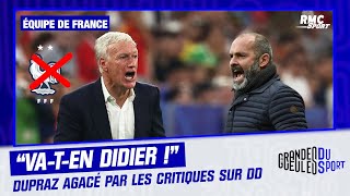 Équipe de France  quotVa prendre une autre sélection quot Dupraz agacé par les critiques sur Deschamps [upl. by Bessy]