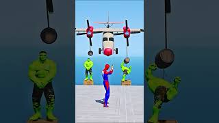 GTA 5 Epıc Water Ragdolls  SpiderMan Jumps  Fails ep1007 shorts [upl. by Eanerb624]