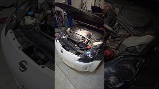 The idler pulley delete Remember to put the 17mm bolts back in ✅️ nissan 350z vq35 diy cartok [upl. by Virg]