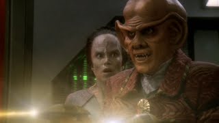 Star Trek DS9 Music Recreations  quotQuark Shoots JemHadarquot from Sacrifice of Angels [upl. by Oinesra415]