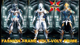 WARFRAME VOLT  VOLT PRIME FASHION FRAME [upl. by Waylan300]