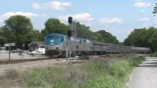 Amtrak reroutes over the Buckingham Branch RR [upl. by Nnayt]