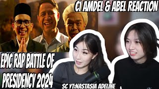 CI AMDEL amp ABEL REACT EPIC RAP BATTLE OF PRESIDENCY 2024 [upl. by Sillad]