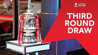 Third Round Draw  Emirates FA Cup 202425 [upl. by Aneekahs146]