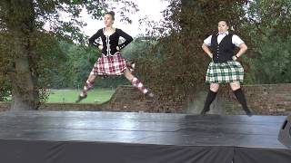 Fanny Aubret Barracks Johnny dance at Waterloo Scottish days on Saturday with Deborah [upl. by Sadira769]