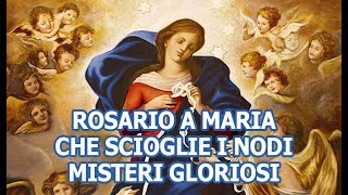 Rosario a Maria che scioglie i nodi  Misteri Gloriosi [upl. by Aydni]