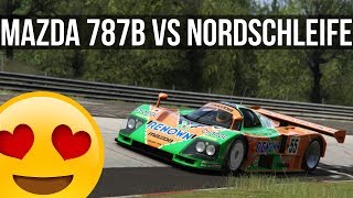 How Fast Can The Rotary Powered Mazda 787B Lap The Nordschleife [upl. by Crosse]