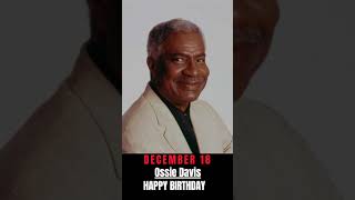 Remembering Ossie Davis Today On His BIRTHDAY [upl. by Philps]