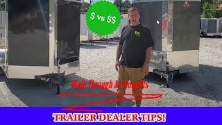 Enclosed Trailer line differences Basic vs Advanced [upl. by Eellac290]