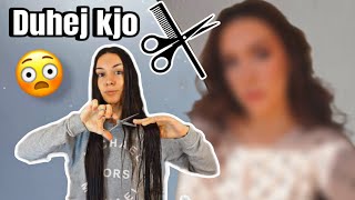 Floket e mia me te shendetshme pasi kam filluar ti pres vete ne shtepi 💇🏻‍♀️ [upl. by Ettevad]