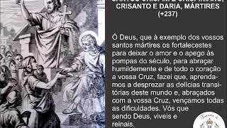 SANTOS CRISPIM E CRISPINIANO CRISANTO E DARIA [upl. by Aw]