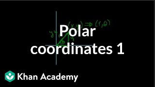 Polar coordinates 1  Parametric equations and polar coordinates  Precalculus  Khan Academy [upl. by Nnylirej]