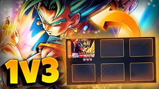 Can ULTRA Vegito Blue 1v3 ANYONE in PvP Dragon Ball LEGENDS [upl. by Petracca]