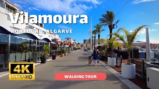 Vilamoura Algarve 2023 🇵🇹 – Walking Tour 4k – Portugal winter [upl. by Yeldnarb225]