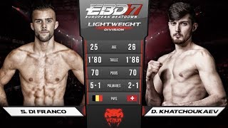 EBD7  Sebastien Di Franco vs Danil Khatchoukaev [upl. by Akenal]