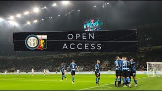 OPEN ACCESS  INTER 40 GENOA  A BIG HEART AND A BIG PRESENT 🖤💙🎁🎄 [upl. by Kohn125]