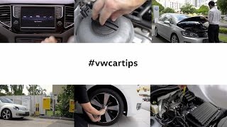 Volkswagen car tips  Tyre pressure guide [upl. by Nanek523]