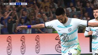 FIFA 23  Aubameyang last minute goal vs Barcelona [upl. by Cila]