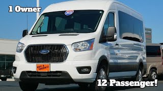 The Honest Salesperson  12 Passenger Van 2021 Ford Transit T350 148 Wheelbase [upl. by Leinnad]