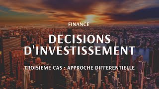 Cours de finance sur la Décision dinvestissement [upl. by Assillam]