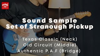 Sound Sample  Set of Stranough ® HSS Pickup [upl. by Boru]