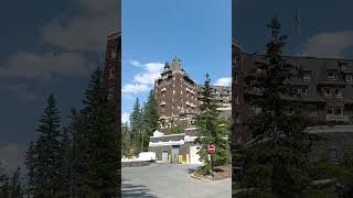 Harry Potter vibes at Fairmont Banff Springs Hotel in Alberta Canada canada banff banffcanada [upl. by Ratha]