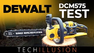 🔥EXTREMETEST DeWalt 5460V Cordless Chainsaw DCM575N in test😱  DeWalt battery chainsaw DCM575N [upl. by Okiron]