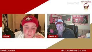 Niner Faithful Radio Post Game Niners vs lions [upl. by Ciapha]