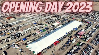 Big Tent Quartzsite RV Show Big Crowds [upl. by Nivri622]