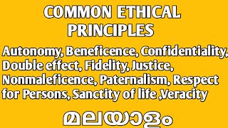 CHAPTER 3 COMMON ETHICAL PRINCIPLESAutonomyBeneficence ConfidentialityFidelity Nonmaleficence [upl. by Peterman220]