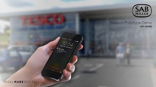 Supermarket iBeacon beer promotion demo app for SABMiller [upl. by Raf]