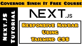 Responsive Navbar with NextJs amp Tailwind CSS  Responsive Navbar  NextJs Tutorial for Beginners [upl. by Kathryn]