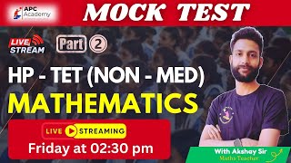 HP  TET  Mathematics  P  2 Most Important Questions  PYQ hptet2024 apcacademy mathsclass [upl. by Aved]