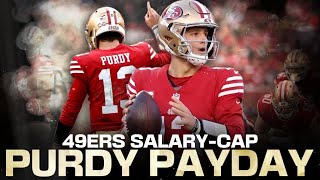 How 49ers are surfing salarycap wave anticipating Brock Purdy’s big new deal — Justin Simmons room [upl. by Cicily628]