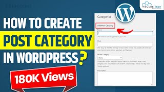 How to Create Post amp Add Categories in WordPress  WordPress Tutorial for Beginners [upl. by Assirrem362]