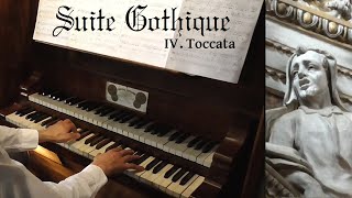 Suite Gothique  TOCCATA  L Boëllmann  LINGIARDI 1877 PIPE ORGAN [upl. by Ococ]